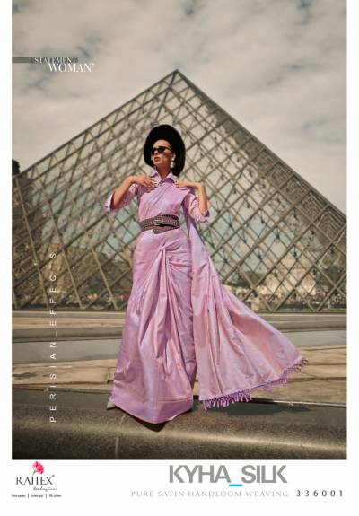 KYHA SILK BY RAJTEX PURE SATIN SAREE EXPORTER IN INDIA